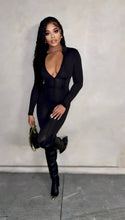 Load image into Gallery viewer, Dressed in all Black Jumpsuit