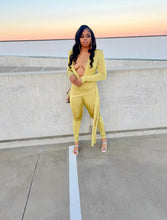 Load image into Gallery viewer, Snatch Me Up Jumpsuit-Chartreuse