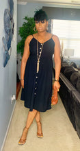 Load image into Gallery viewer, A Walk in the Park Black Dress