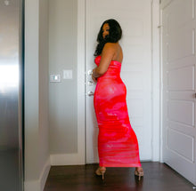 Load image into Gallery viewer, Fruit Punch Ruched Maxi Dress