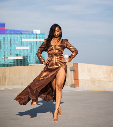 Melanin Magic Copper Dress