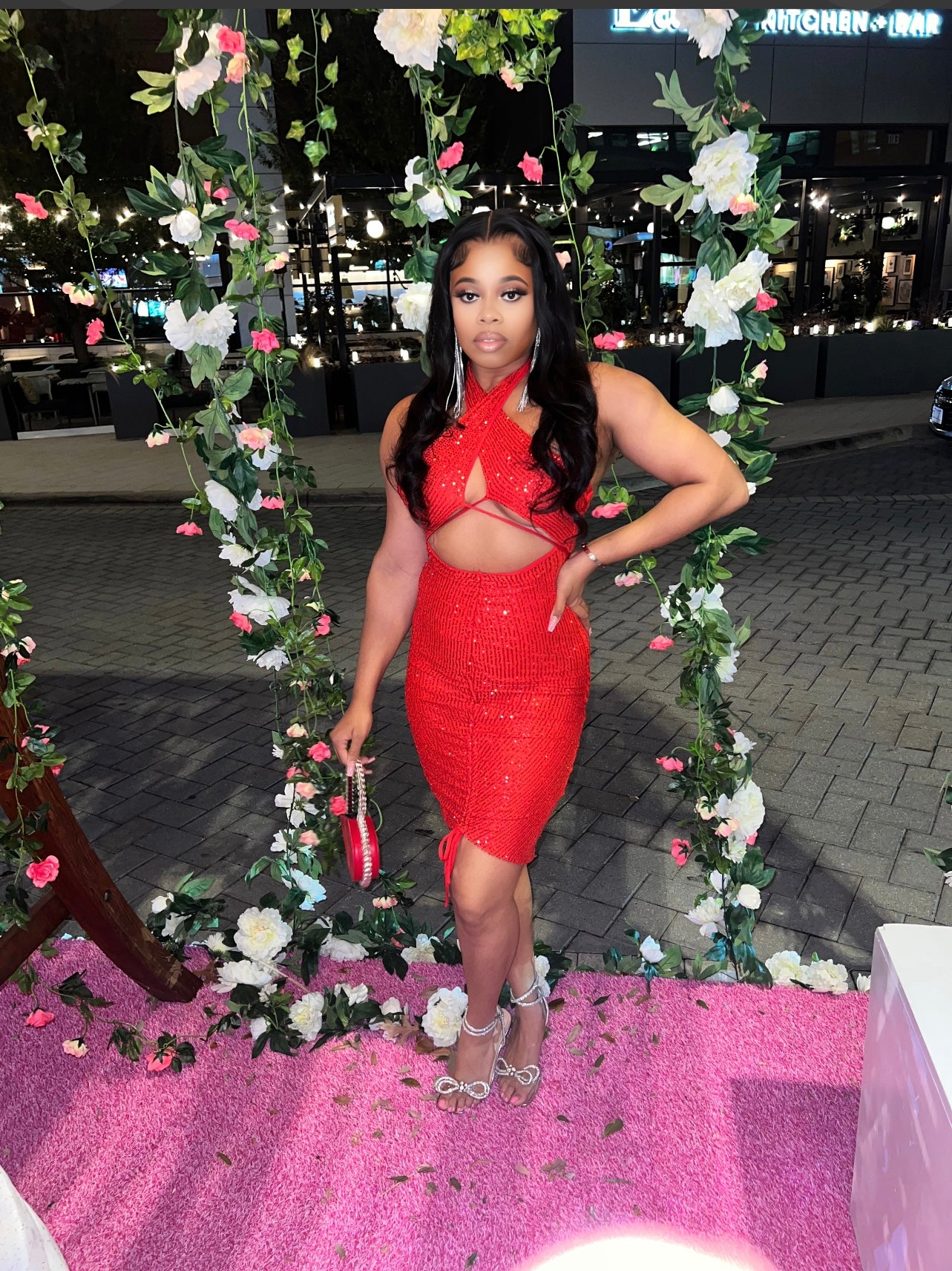 xoxo pink dress XOXO Dress Small