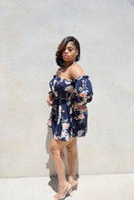 Load image into Gallery viewer, Floral Arrangement Flare Dress