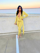 Load image into Gallery viewer, Snatch Me Up Jumpsuit-Chartreuse